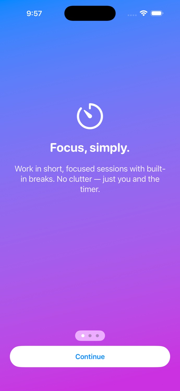 SimpliFocus — Focus, simply.