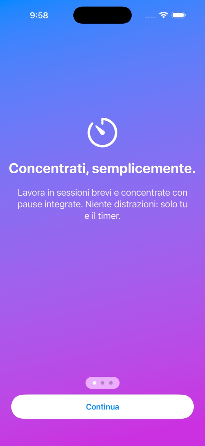 SimpliFocus — Concentrati, semplicemente.